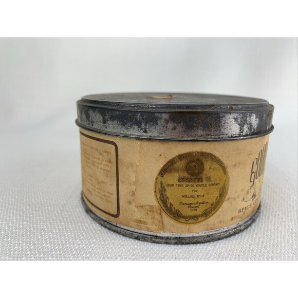 Vintage Good Time Mulling Spices Tin‎ Spice Couple Company - Picture 4 of 11